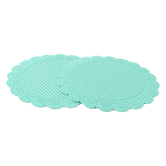 Silicone Round Heat Resistant Mat (2 Pc Set) - JanakiShop.in