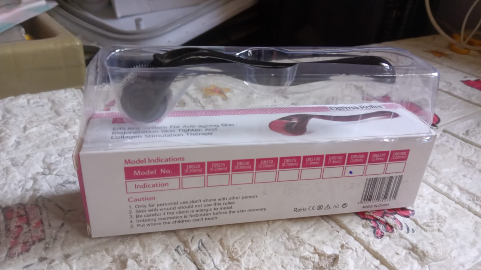 Derma Roller Anti Ageing And Facial Scrubs  Polishes Scar Removal Hair Regrowth (2 Mm) - JanakiShop.in