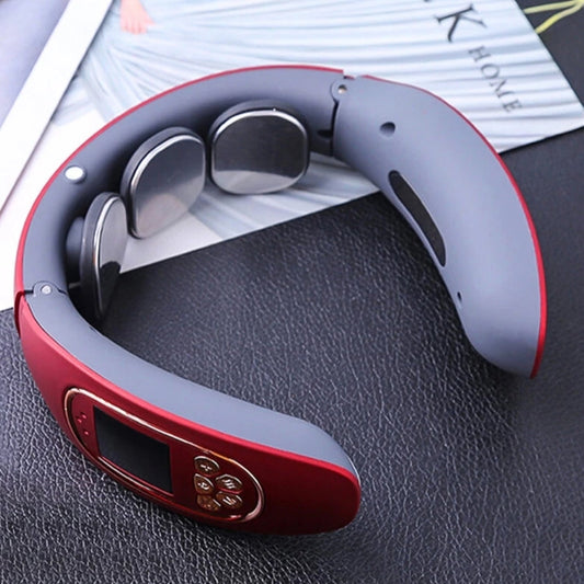 3 Heads Smart Electric Neck And Back Pulse Massager (1 Pc) - JanakiShop.in