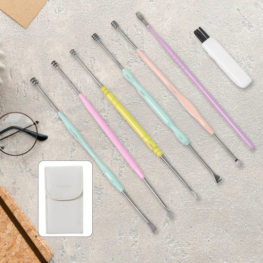 7 Pcs Earwax Removal Kit  Ear Cleansing Tool Set - JanakiShop.in