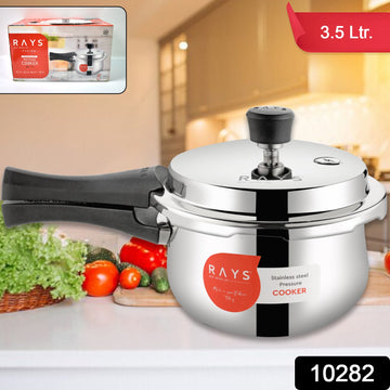 Stainless Steel Rays Fusion Pressure Cookers With Outer Lid (3.5 Litres) - JanakiShop.in