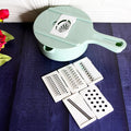 Vegetable Choppers With Drain Basket  6 In 1 Vegetable Slicer Blades (1 Set) - JanakiShop.in