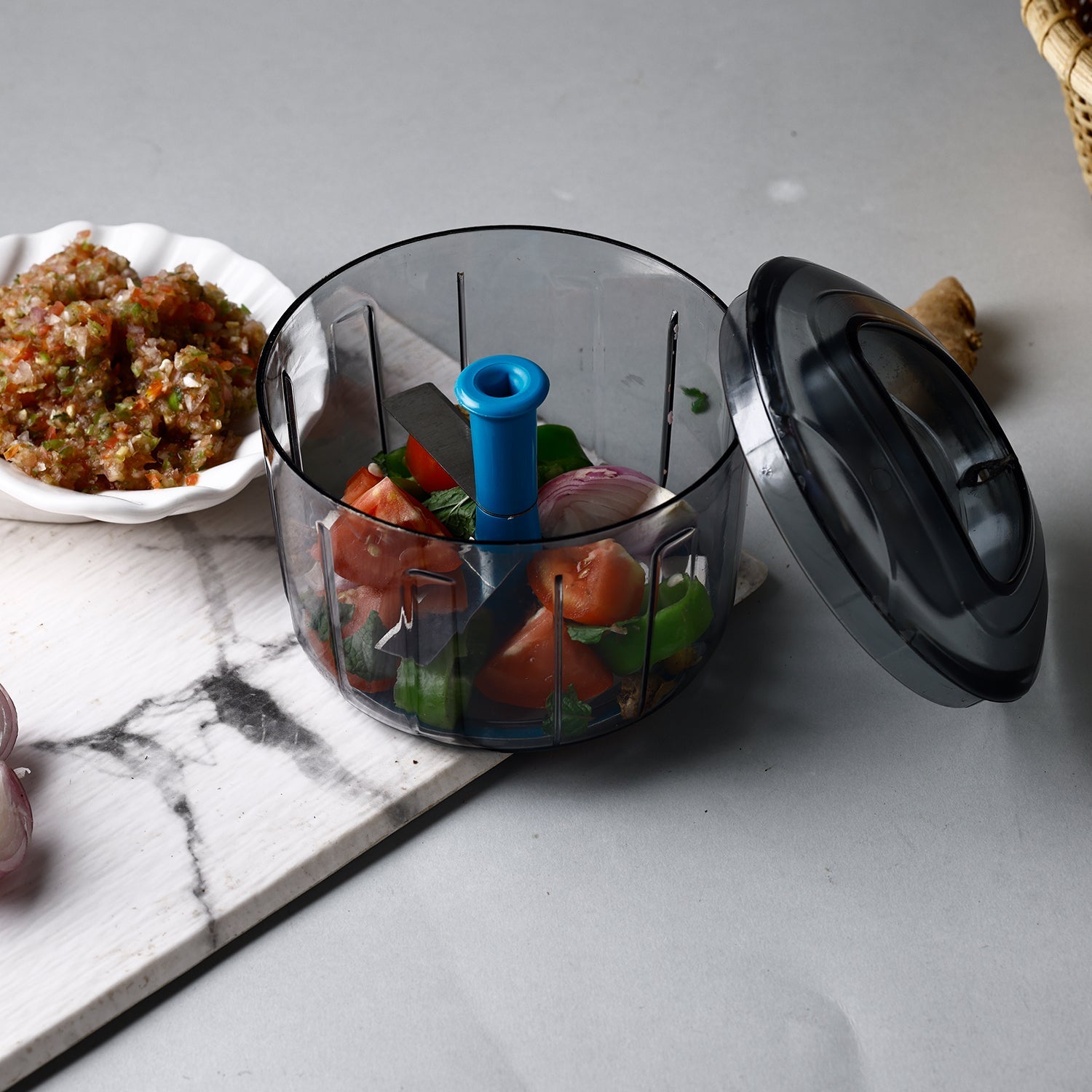 Ganesh Bingo Lock-unlock Push Chopper ( 725ml ) - JanakiShop.in