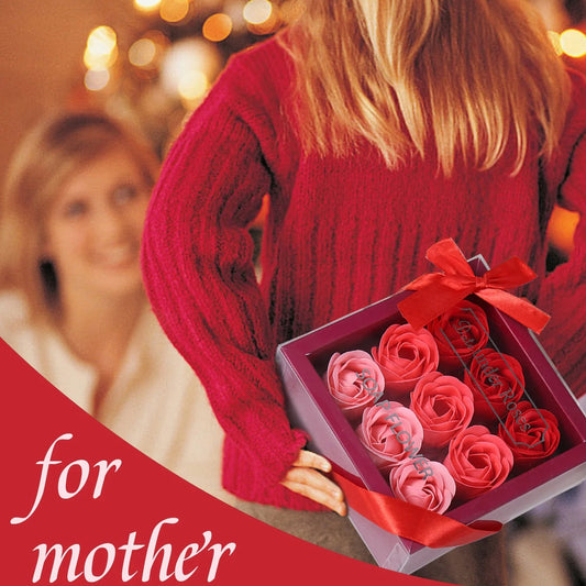 9 Pc Rose Flower Bath Soap (9 Pcs Set) - JanakiShop.in