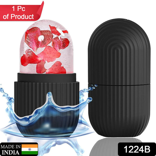 Face Ice Roller  Ice Roller For Face  Ice Roller For Face Massager  Face Ice Treatment Reduce Face Swelling And Under Eye Puffiness (Black) - JanakiShop.in