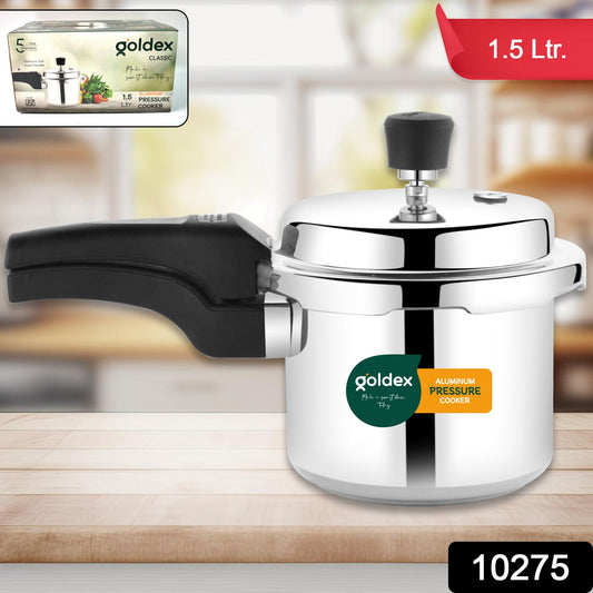 Aluminium Classic Goldex Pressure Cookers With Outer Lid (1.5 Litres) - JanakiShop.in