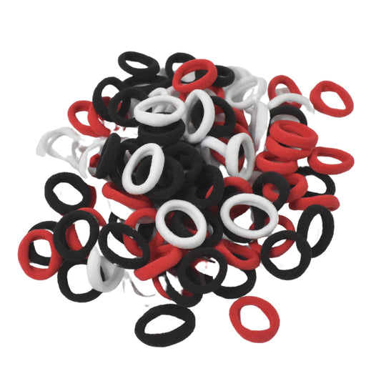 Small Hairbands Bands For Hair Rubber Bands (Pack Of 50  Multicolour) - JanakiShop.in