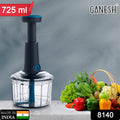 Ganesh Bingo Lock-unlock Push Chopper ( 725ml ) - JanakiShop.in