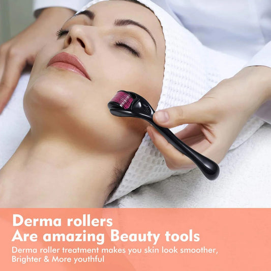 Derma Roller Anti Ageing And Facial Scrubs  Polishes Scar Removal Hair Regrowth (2 Mm) - JanakiShop.in