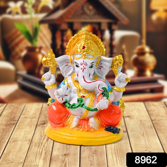Lord Ganesha Idol  Ganpati Statue  Ganpatii Bappa Showpiece For Gifts (1 Pc) - JanakiShop.in