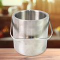 Stainless Steel Ice Buckets With Lid (1.3 Liters Approx) - JanakiShop.in