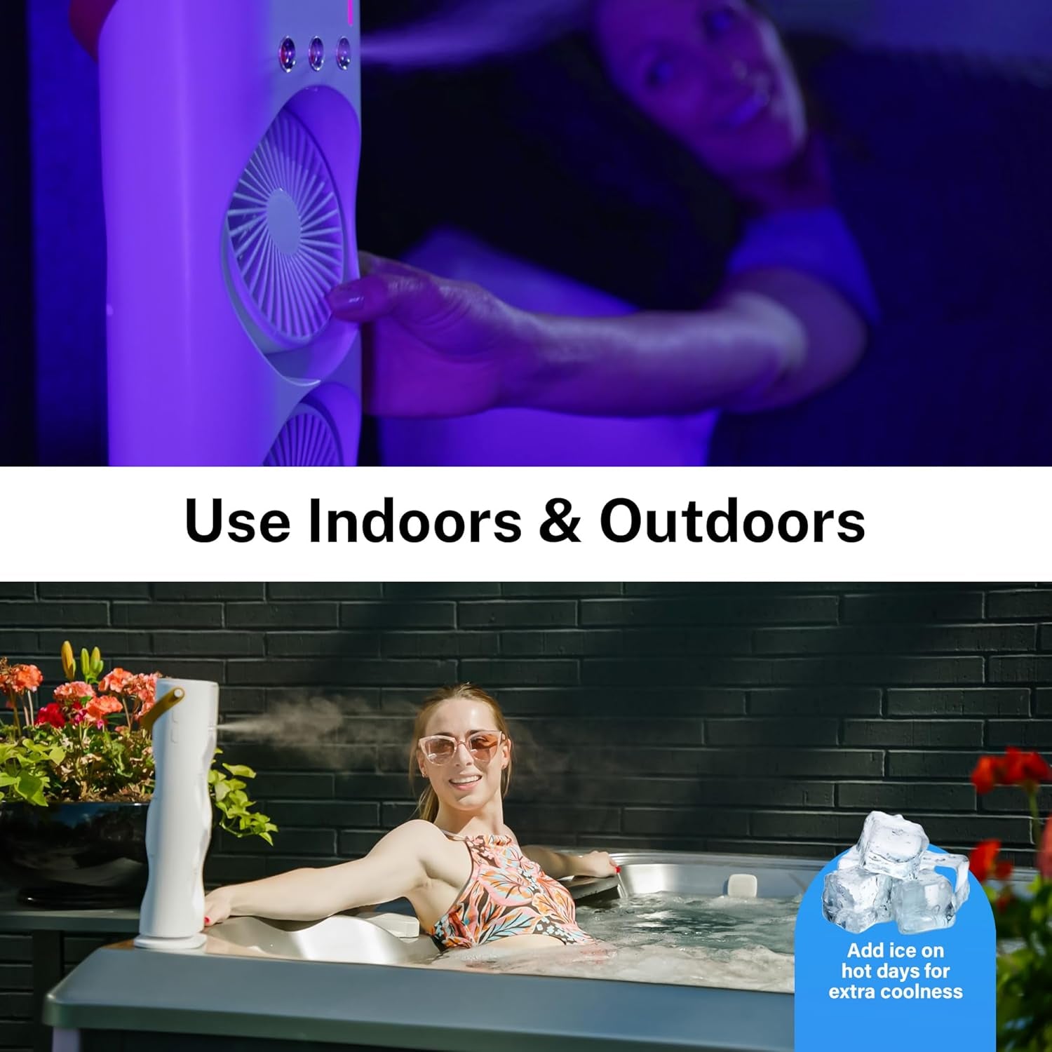 Electric Fan Desktop Double-head Powerful Air Cooler (1 Pc  With Remote) - JanakiShop.in