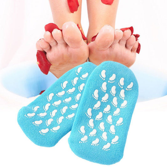 Gel Socks Soft Socks For Repairing And Softening Dry Cracked Feet Skins Comfortable Socks (1 Pair) - JanakiShop.in