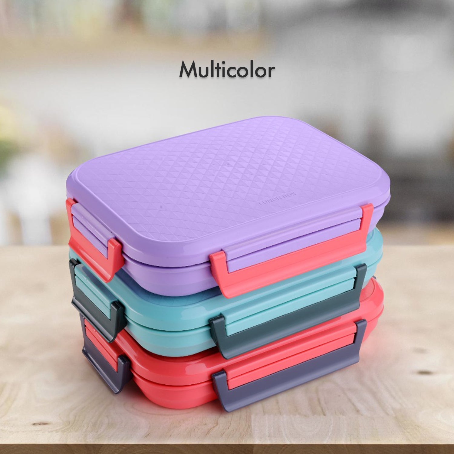 Lunch Box Plastic With Steel Plate Small Lunch Box High Quality Box For Kids School Customized Plastic Lunch Box For Girls  Boy - JanakiShop.in