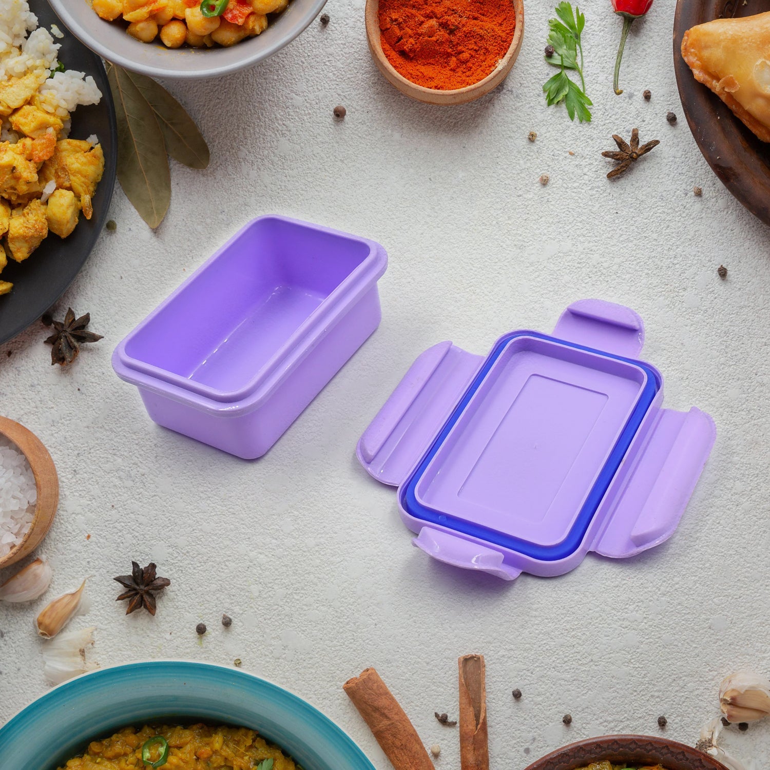Lunch Box Plastic With Steel Plate Small Lunch Box High Quality Box For Kids School Customized Plastic Lunch Box For Girls  Boy - JanakiShop.in