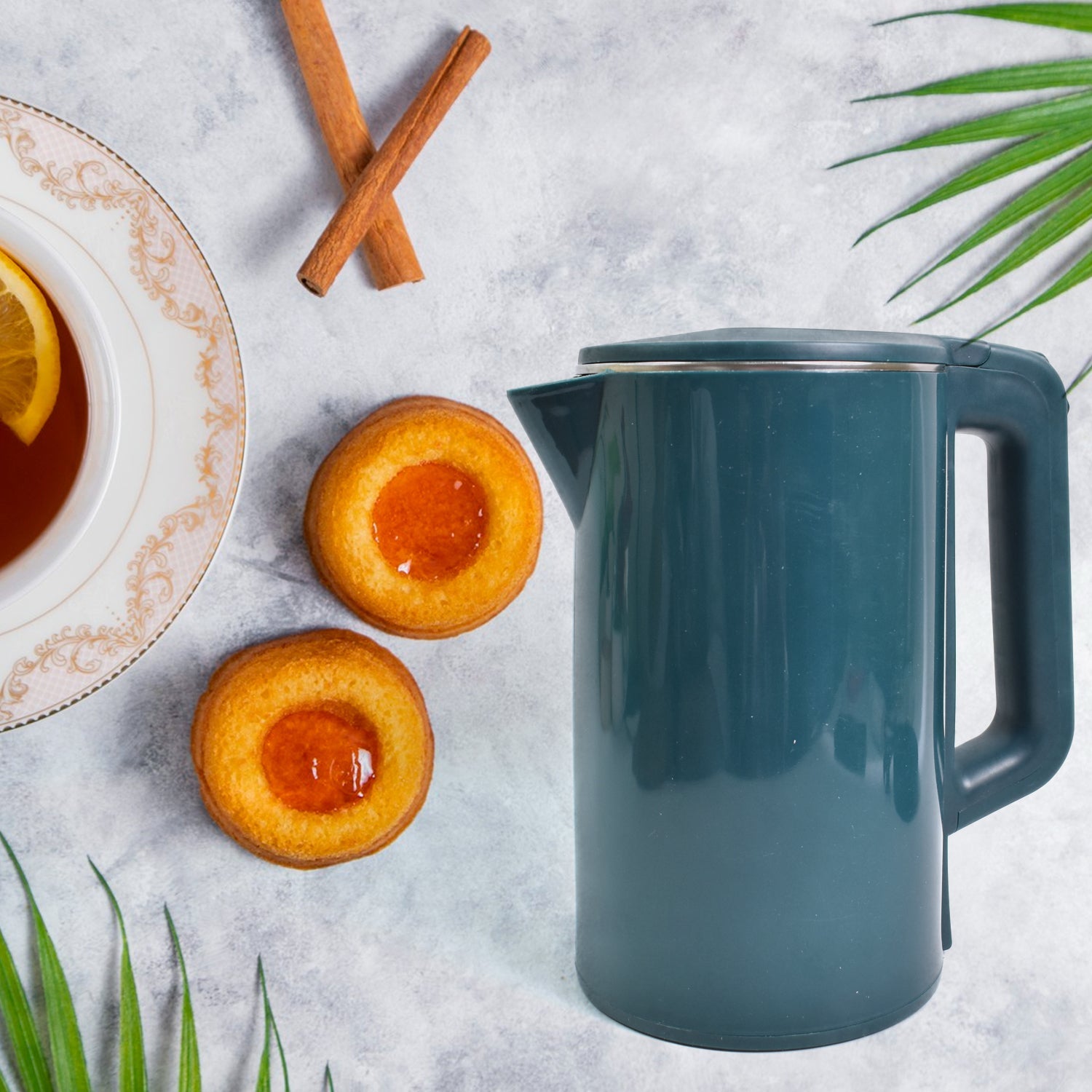 Temperature Display Electric Kettle 55 Degrees Constant Temperature Electric Kettle  (1500w 2.5 Ltr.  1 Pc) - JanakiShop.in